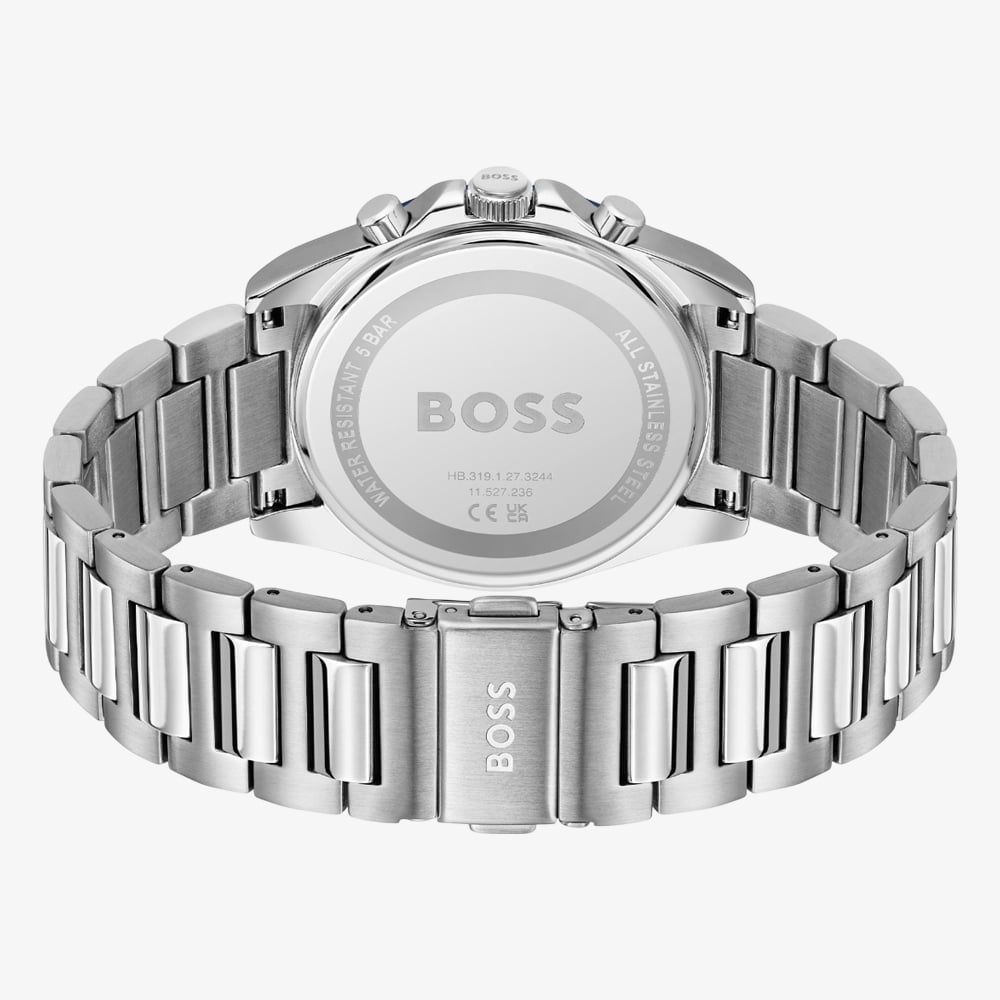 BOSS Mens Strike Blue Chronograph Watch 1514240