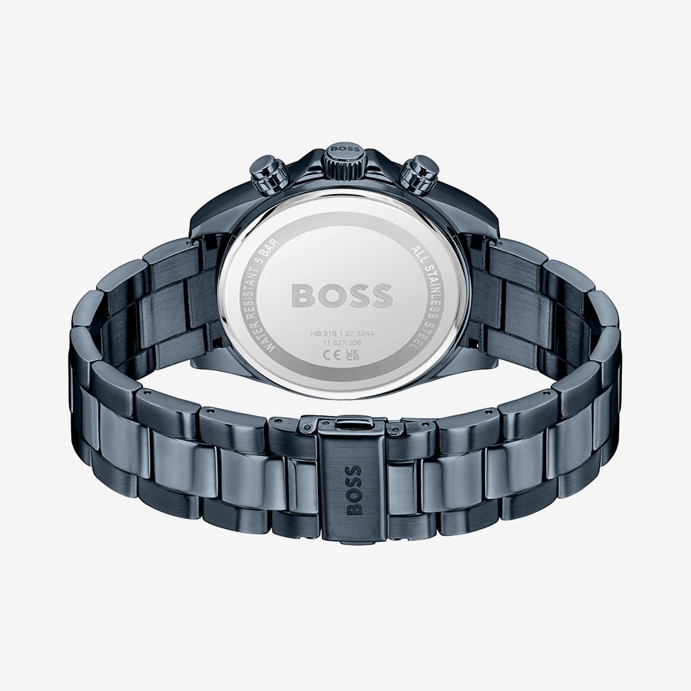 BOSS Mens Hero 2.0 Blue Black Tone Chronograph Watch 1514270