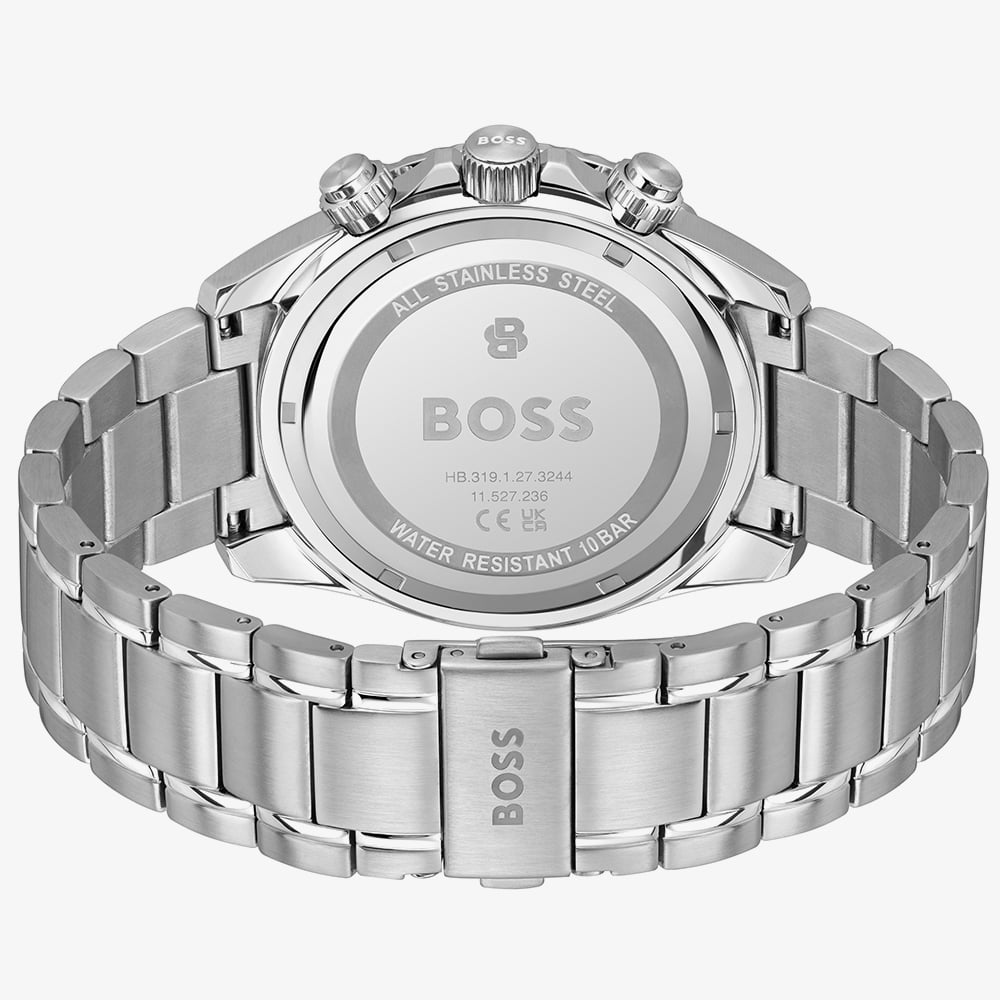BOSS Mens Sealiner Chronograph Blue Bracelet Watch 1514322