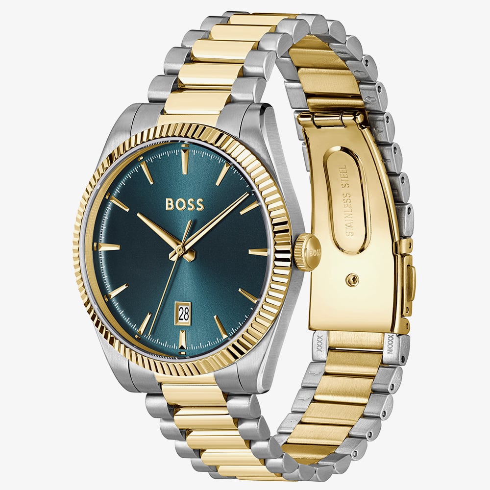 BOSS Mens Cheswick Two Colour Bracelet Watch 1514311