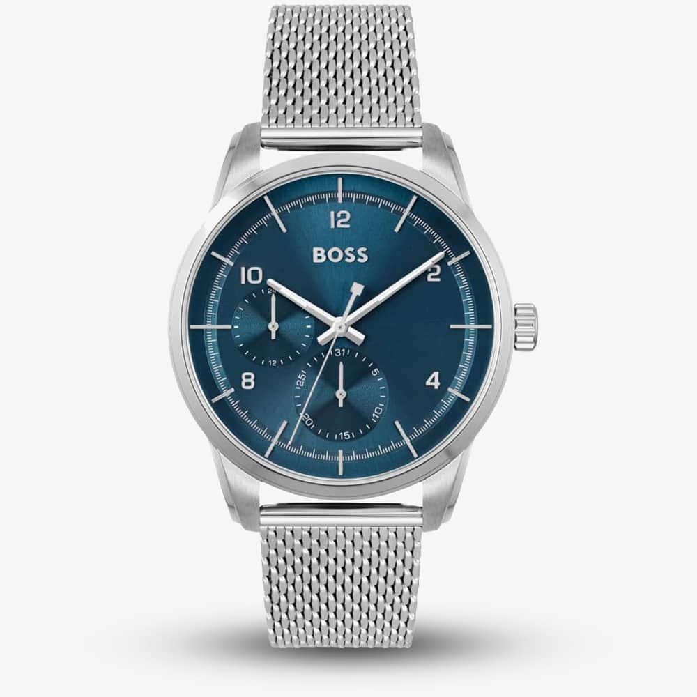 BOSS Mens Sophio Stainless Steel Mesh Watch 1513942
