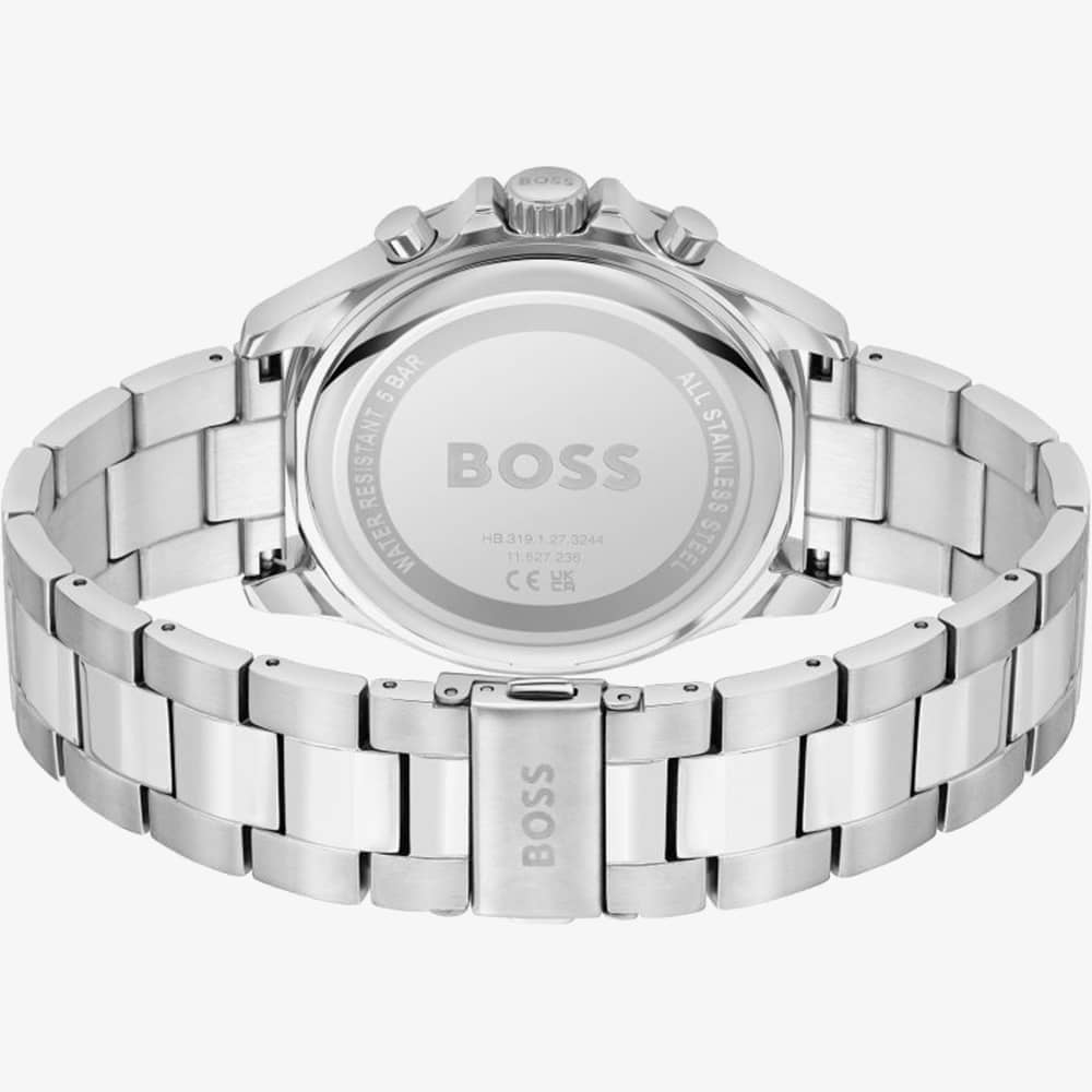 BOSS Mens Troper Blue Dial Chronograph Watch 1514069