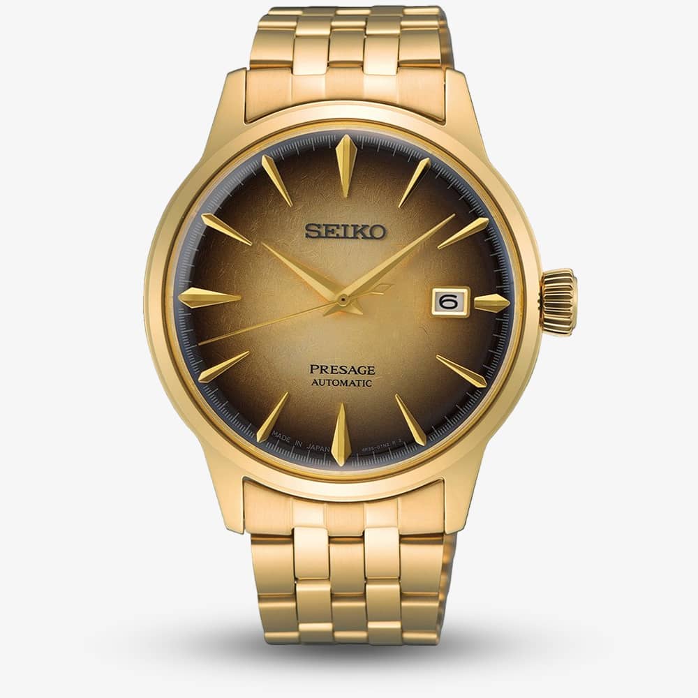 Seiko Presage Cocktail Time Half & Half Dial Watch SRPK48J1