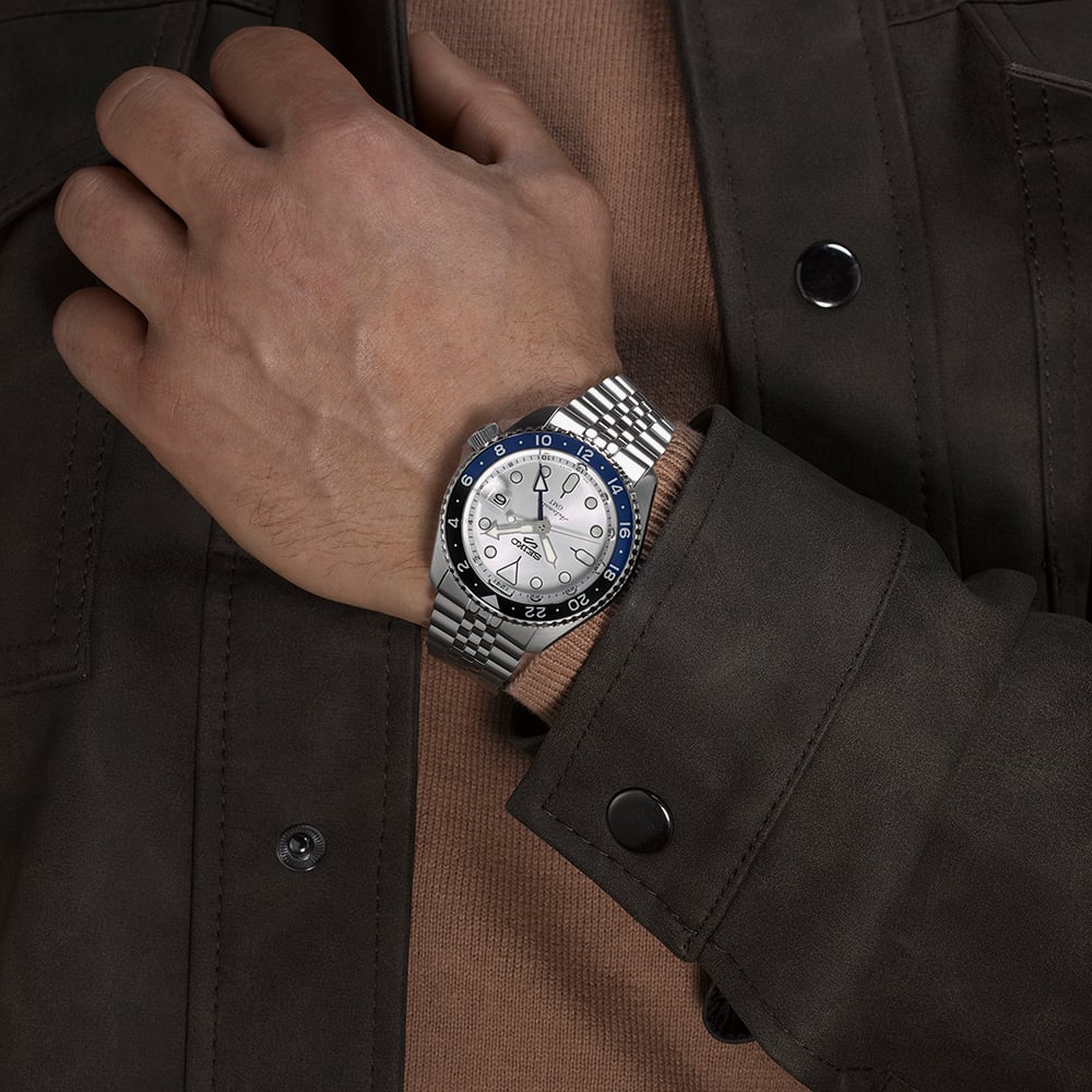 Seiko 5 Sports SKX Series GMT Blue & Black Watch SSK033K1