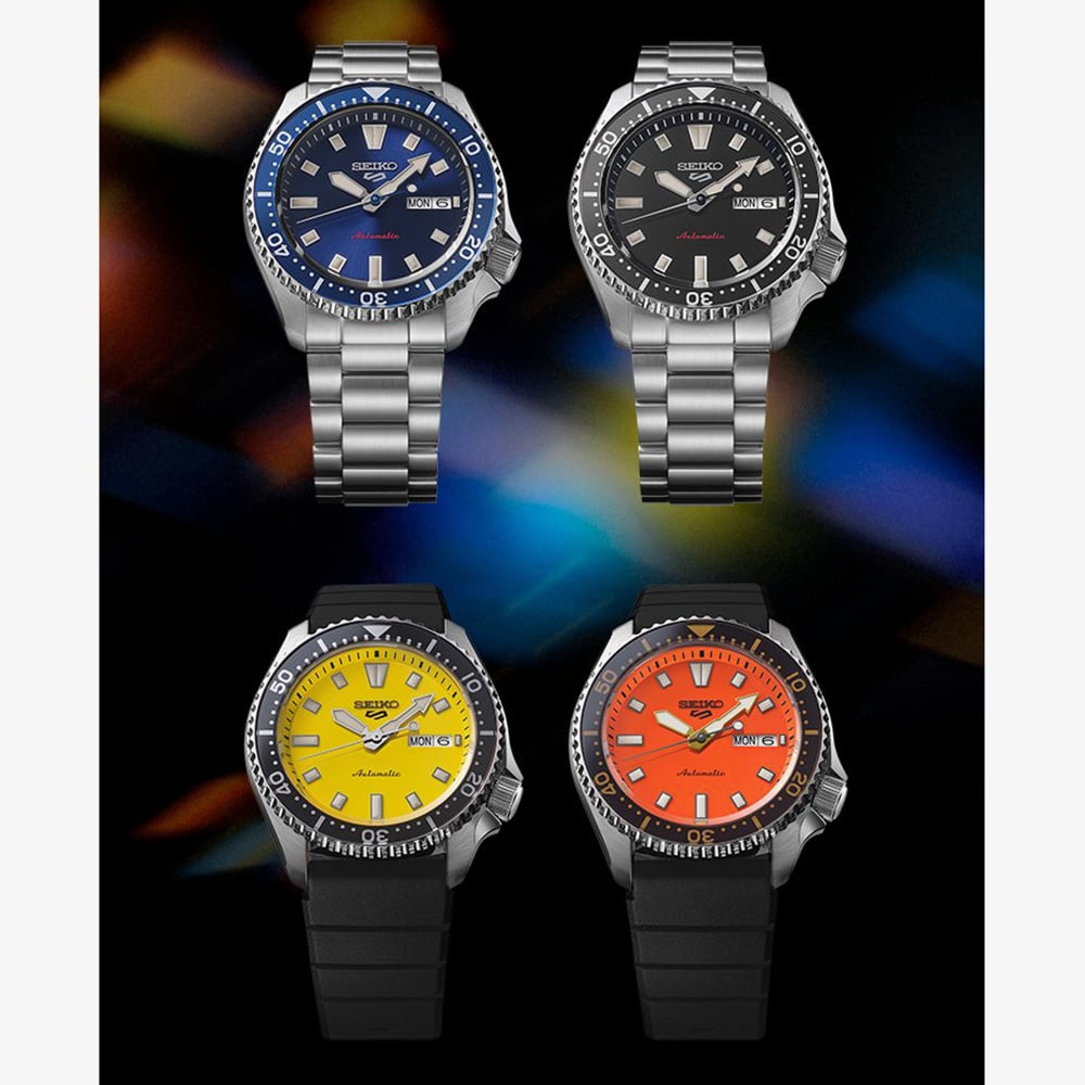Seiko Mens 5 Sports SKX Redux Kuro Black Watch SRPL85K1