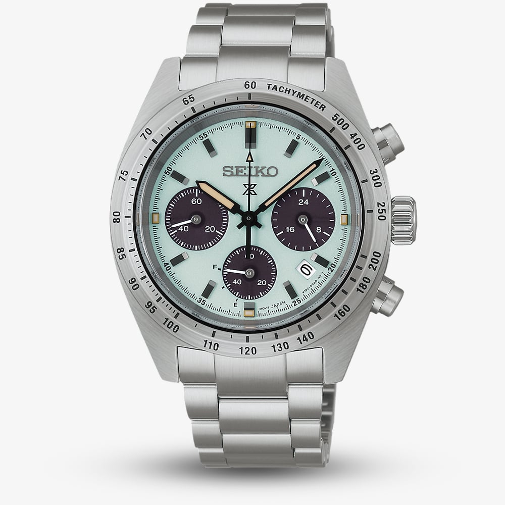 Seiko SSC965P1 Prospex Speedtimer Youngtimer Mint Green Watch