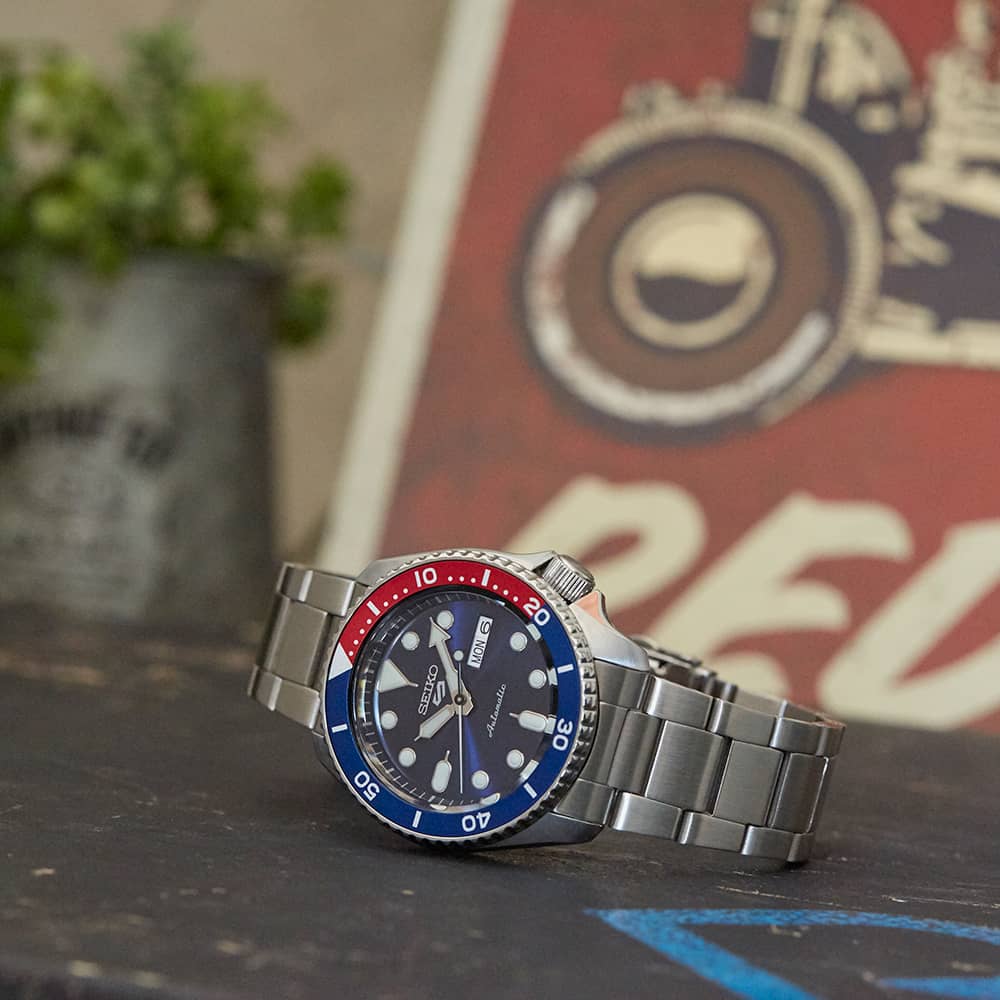 Seiko 5 Sports Blue Automatic Watch SRPD53K1