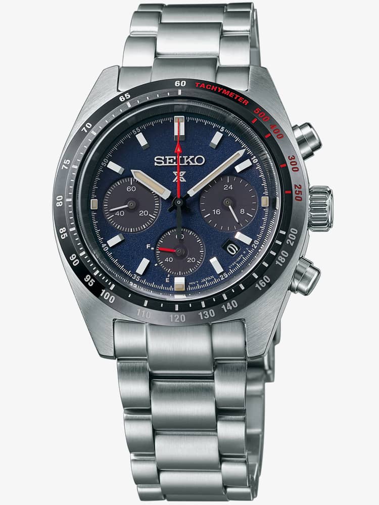 Seiko Mens Prospex Speedtimer Solar 1969 Recreation Watch SSC815P1