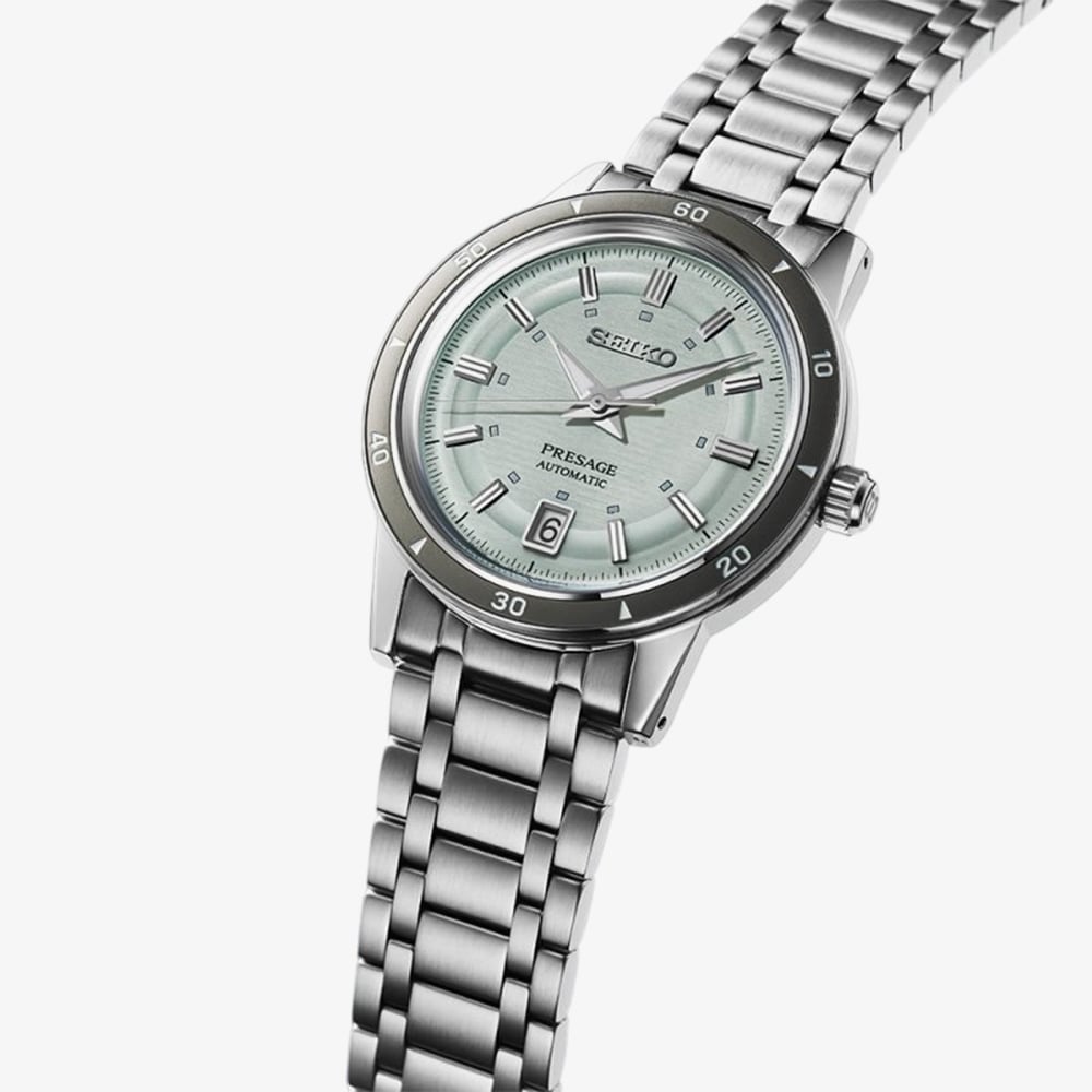 Seiko Presage Style 60s Ice Green Dial Watch SRPL71J1