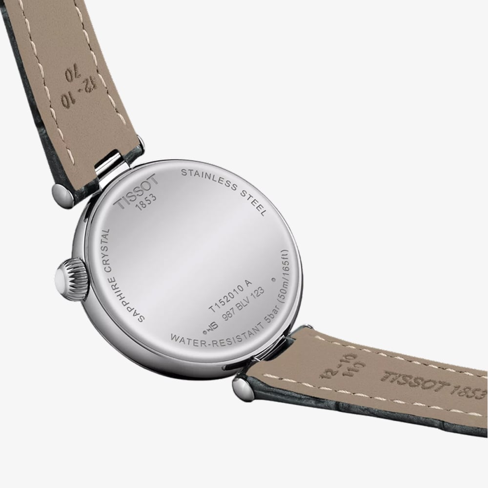 Tissot Ladies Desir Grey Leather Strap Watch T152.010.16.038.00