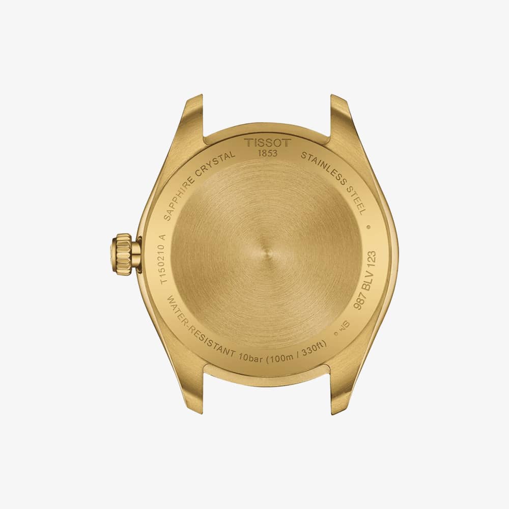 Tissot PR 100 Gold Plated Watch T150.210.33.021.00