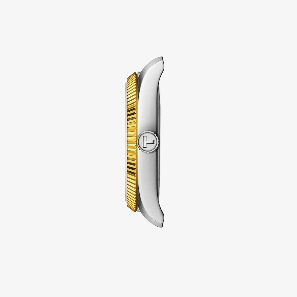 Tissot Ladies Ballade Two Tone Sunray Dial Watch T156.210.22.031.00