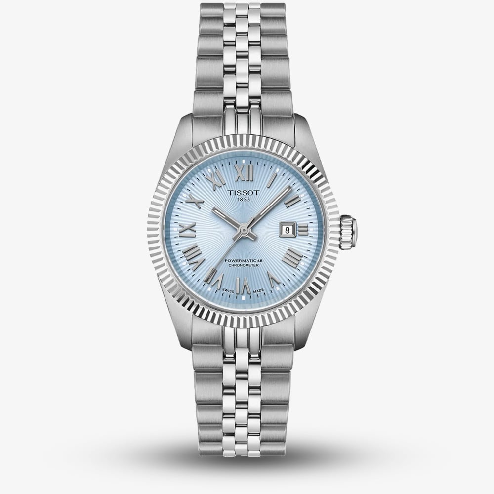 Tissot Ladies Ballade Powermatic 48 Ice Blue Dial Watch T156.208.11.353.00