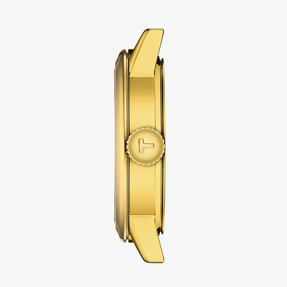 Tissot Ladies Classic Dream Ivory Dial Gold Tone Bracelet Watch T129.210.33.263.00