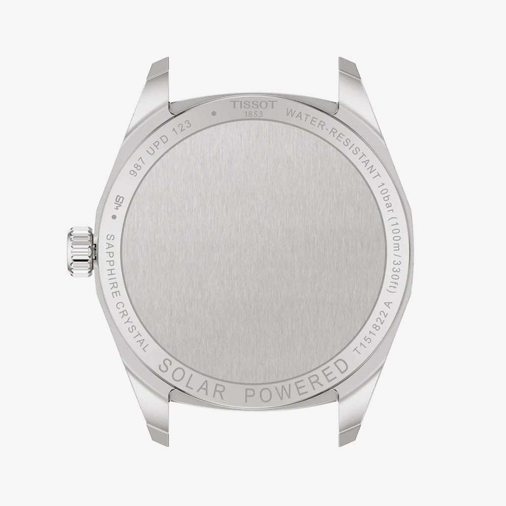 Tissot PRC 100 Solar Silver Dial Two Tone Bracelet Watch T151.822.22.031.00
