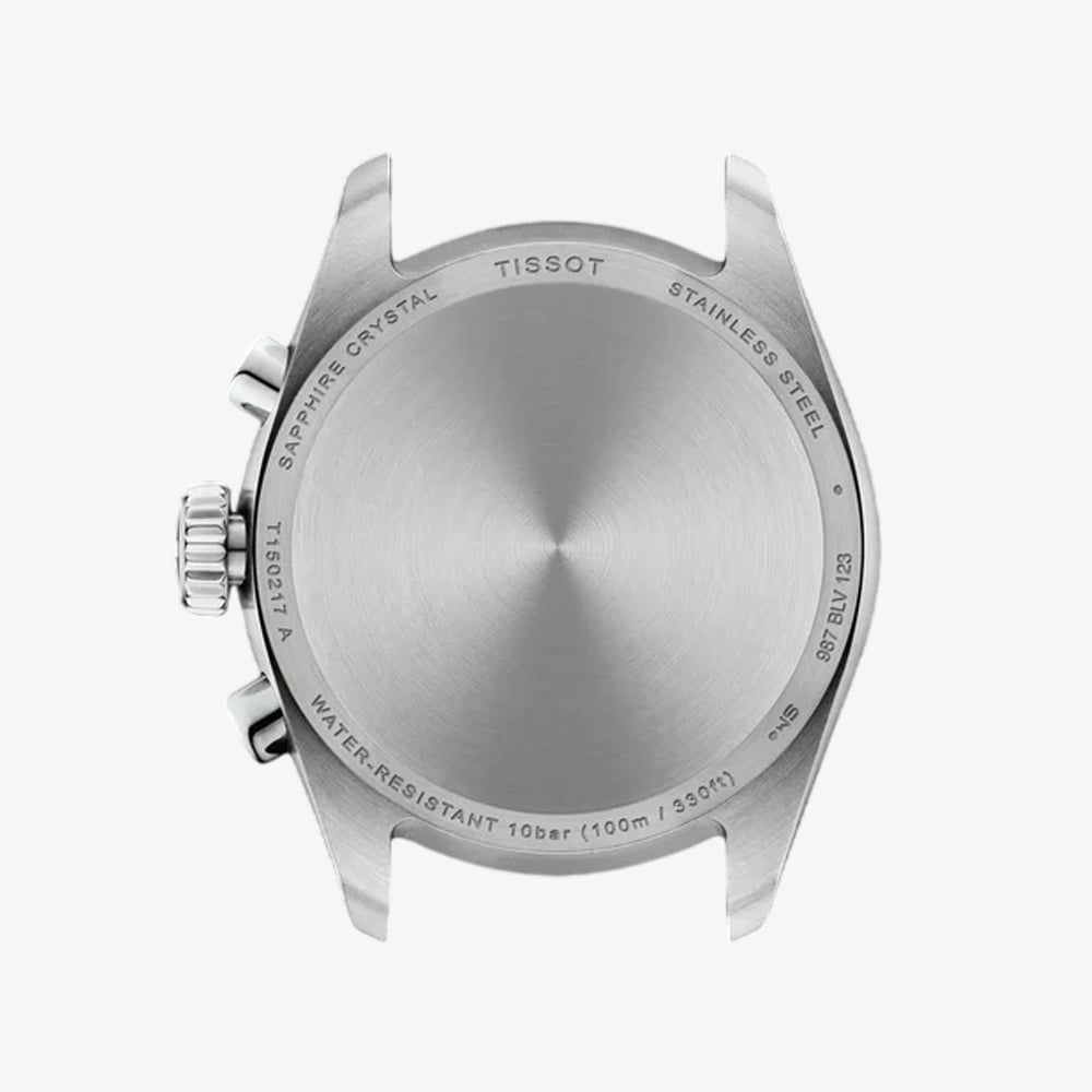 Tissot Ladies PR100 Blue Mother Of Pearl Chronograph Watch T150.217.11.131.00