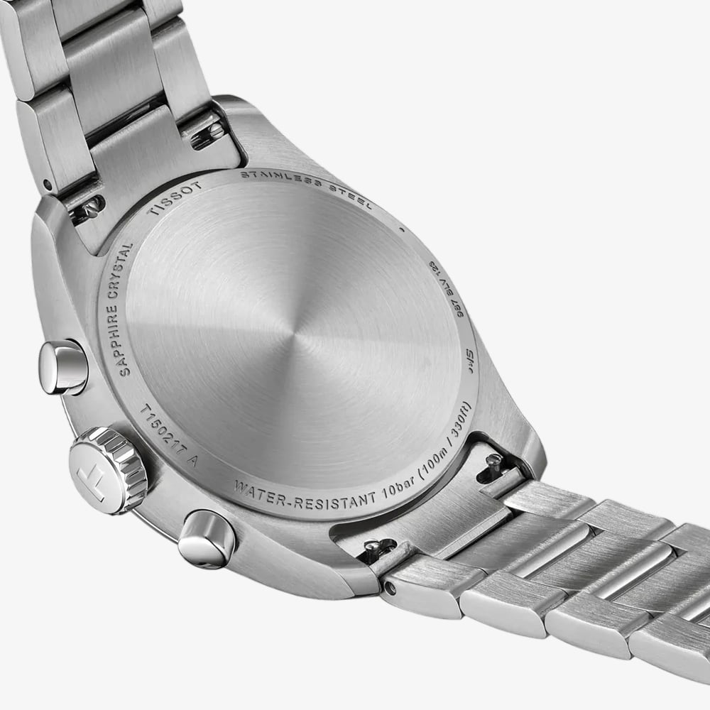 Tissot Ladies PR100 Blue Mother Of Pearl Chronograph Watch T150.217.11.131.00