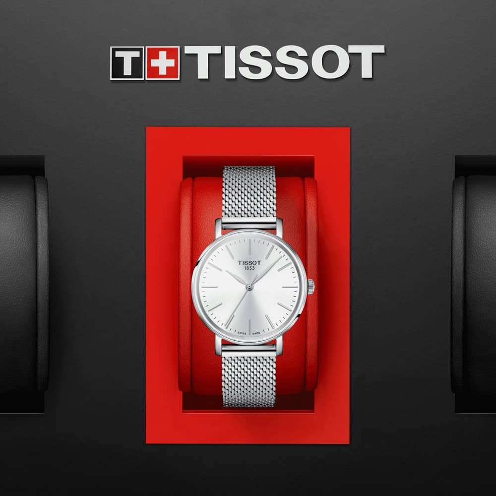 Tissot Everytime Lady Stainless Steel Mesh Watch T143.210.11.011.00