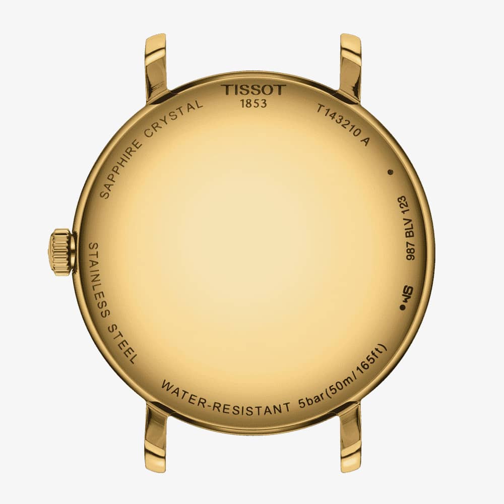 Tissot Everytime Lady Gold Plated Mesh Watch T143.210.33.021.00