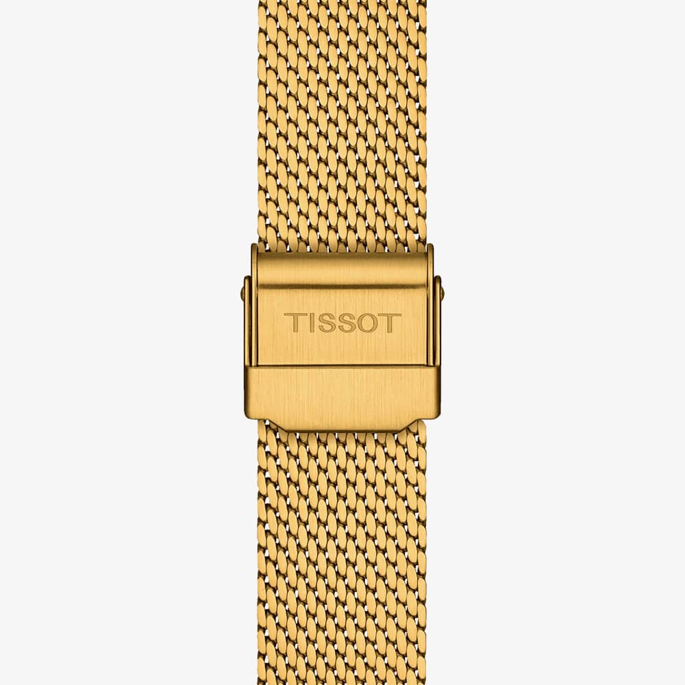 Tissot Everytime Lady Gold Plated Mesh Watch T143.210.33.021.00
