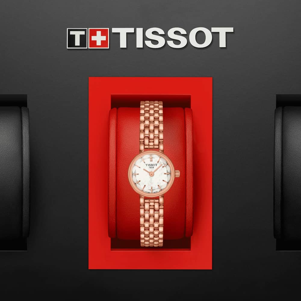 Tissot Lovely Round Rose Gold Plated Watch T140.009.33.111.00