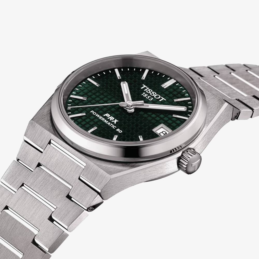 Tissot Ladies PRX Powermatic 80 Green Dial Watch T137.207.11.091.00