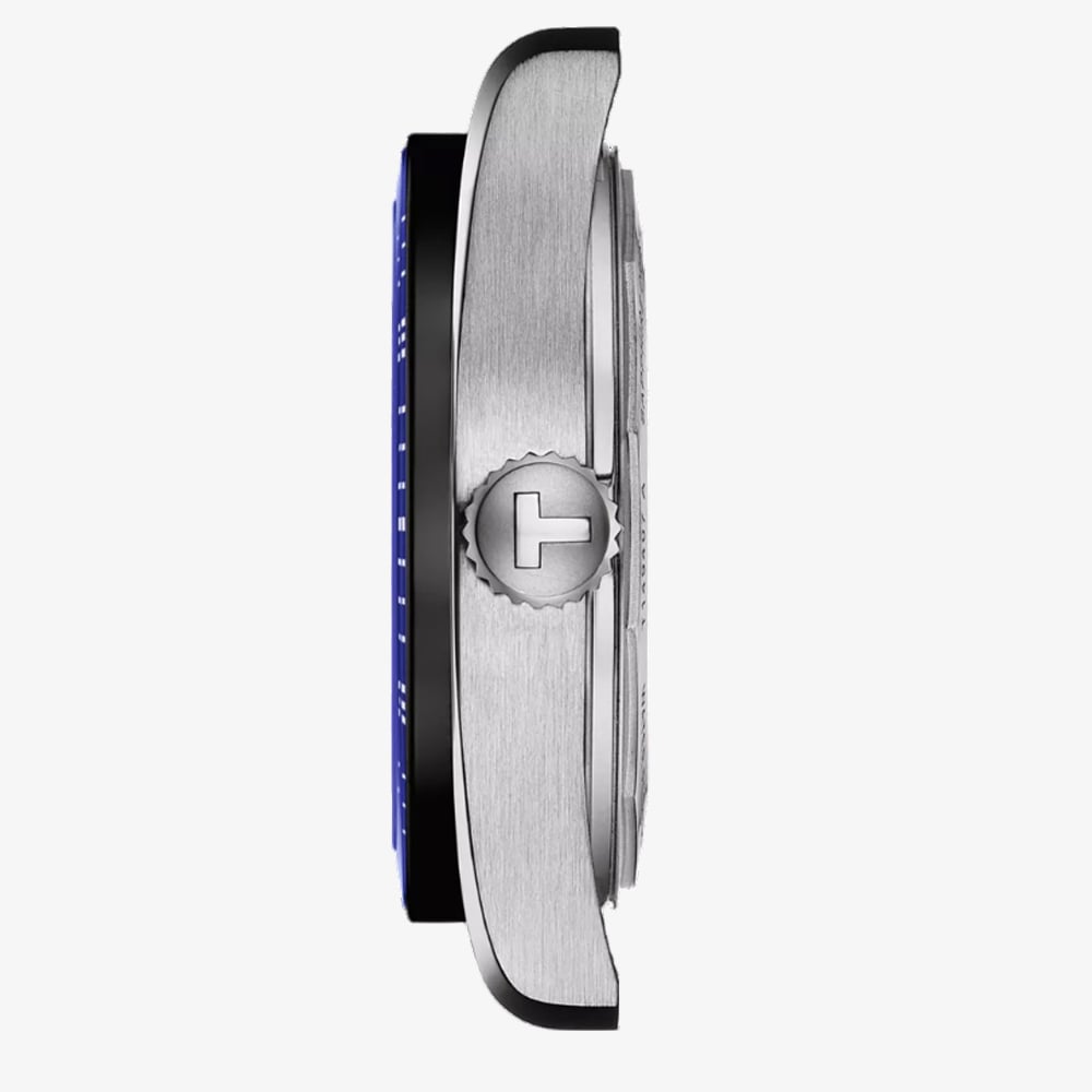 Tissot Mens PR516 Powermatic 80 Blue Fabric Strap Watch T149.407.16.041.00