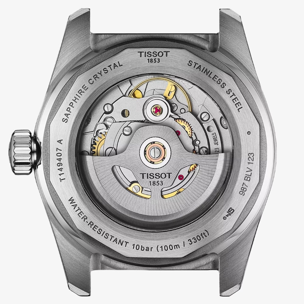 Tissot Mens PR516 Brown Leather Strap Watch T149.407.16.051.00