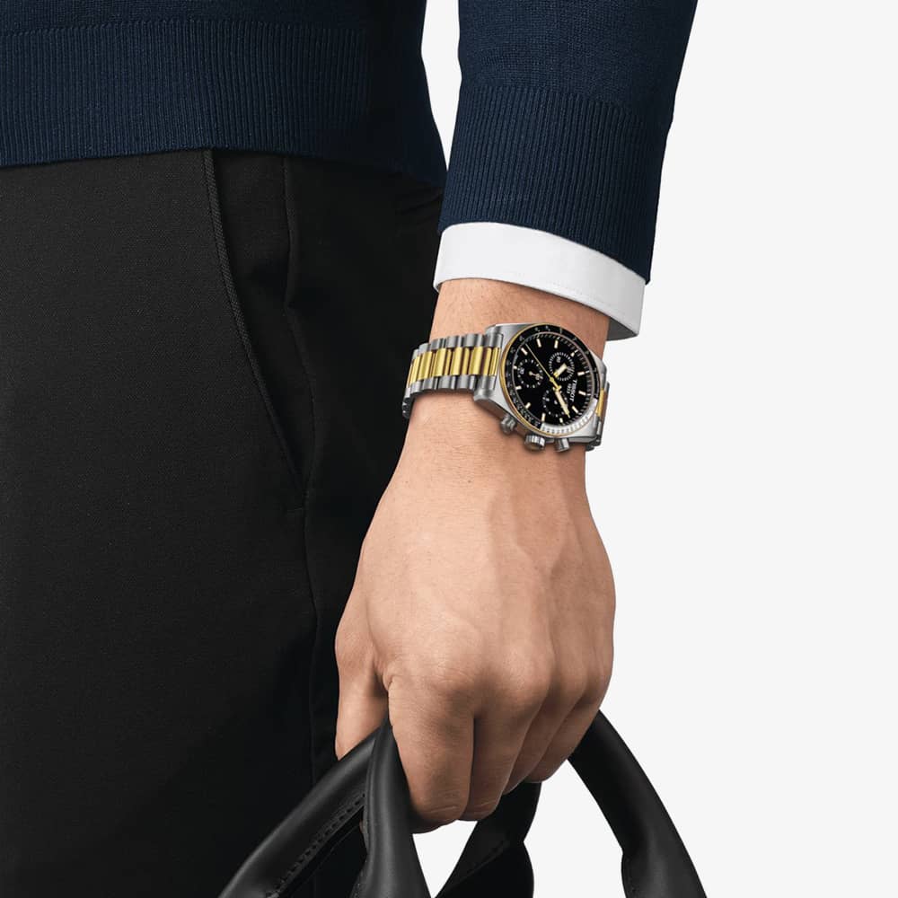 Tissot PR516 Two Colour Chronograph Watch T149.417.22.051.00