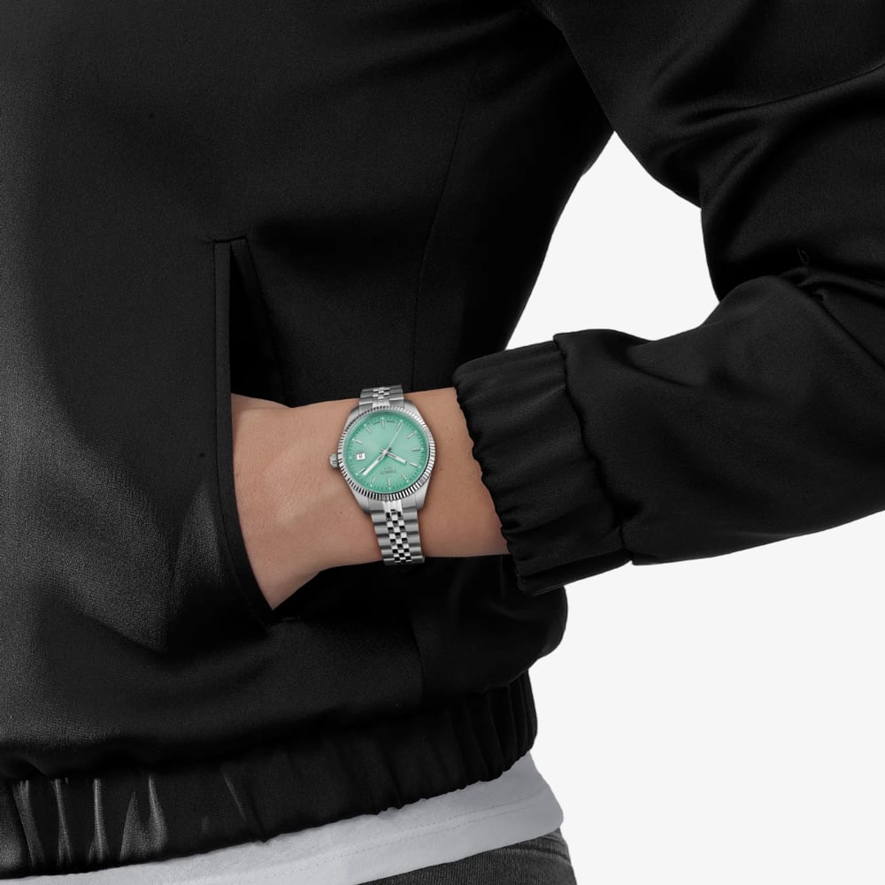 Tissot Ladies Ballade Green Dial Watch T156.210.11.091.00