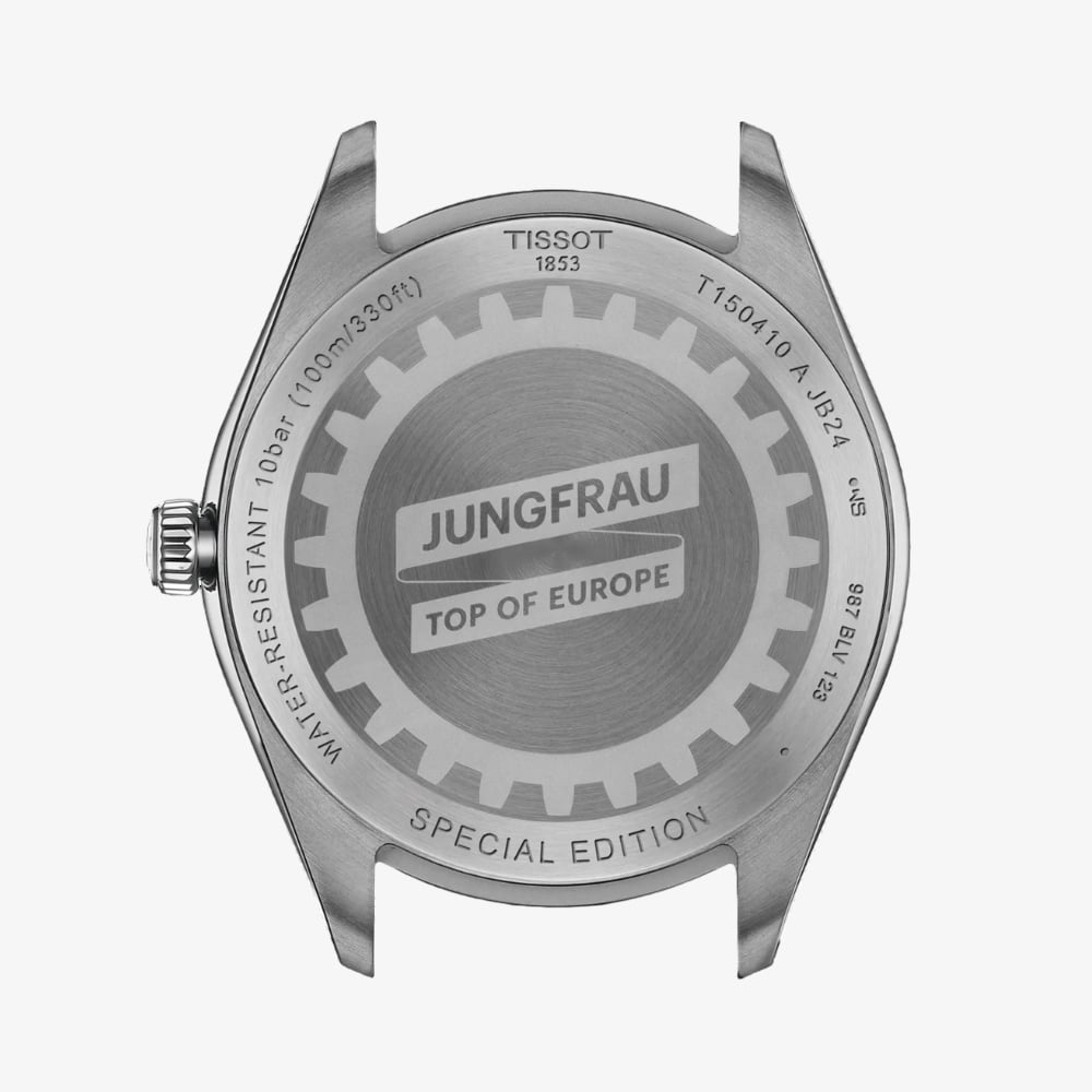 Tissot Mens PR100 Jungfraubahn Blue Dial Watch T150.410.11.041.02