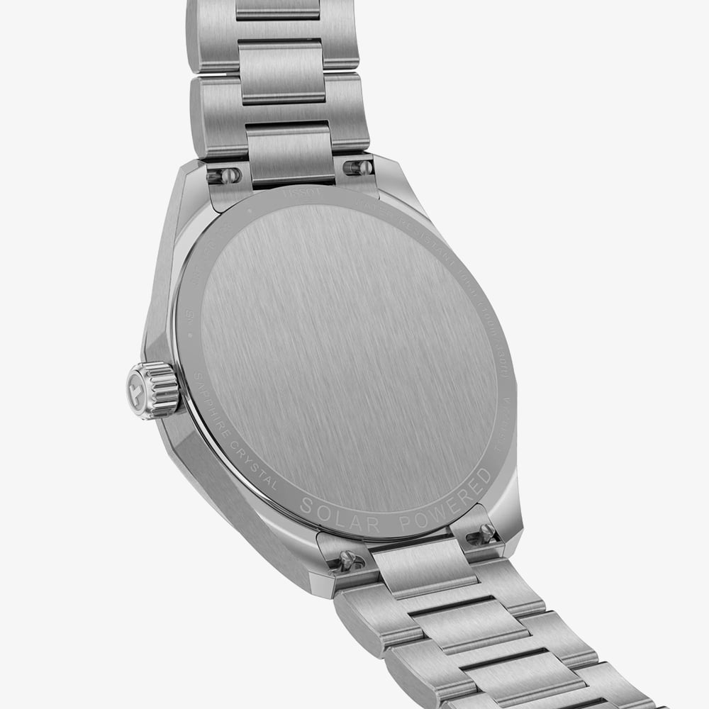Tissot Mens PRC 100 Solar Silver Tone Watch T151.422.11.031.00
