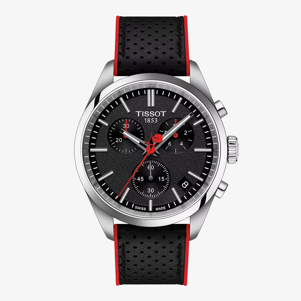 Tissot Mens PR 100 Vuelta Silver & Black Watch T150.417.11.051.01