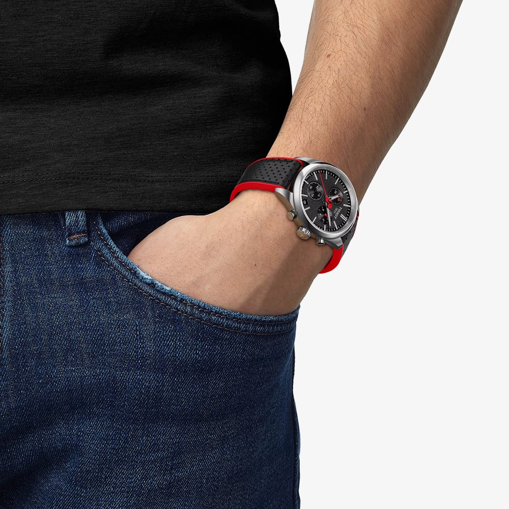 Tissot Mens PR 100 Vuelta Silver & Black Watch T150.417.11.051.01