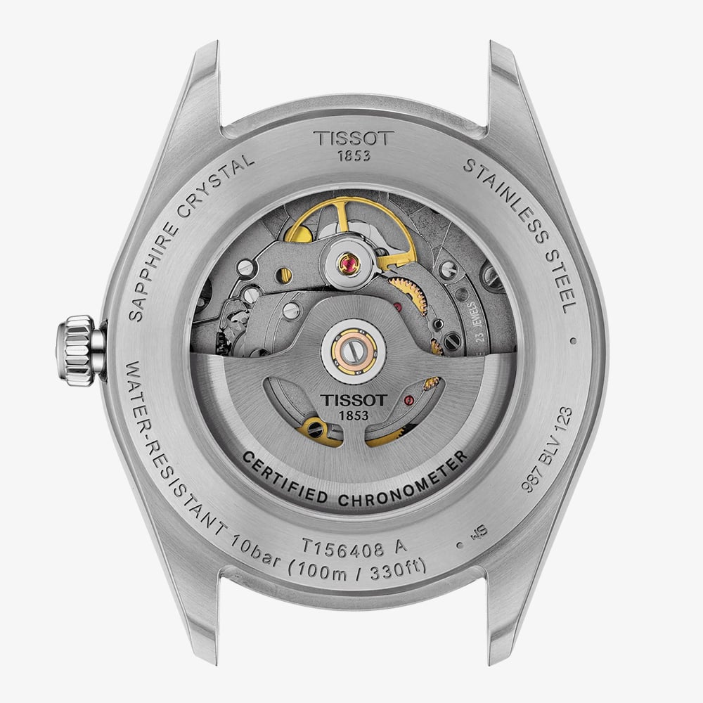 Tissot Mens Ballade Powermatic 80 Green Dial Watch T156.408.11.093.00