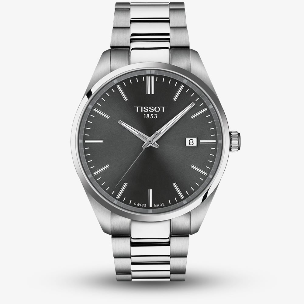 Click to view product details and reviews for Tissot Mens Pr 100 Grey Dial Stainless Steel Bracelet Watch T1504101108100. Click to view product details and reviews for Tissot Mens Pr 100 Grey Dial Stainless Steel Bracelet Watch T1504101108100.