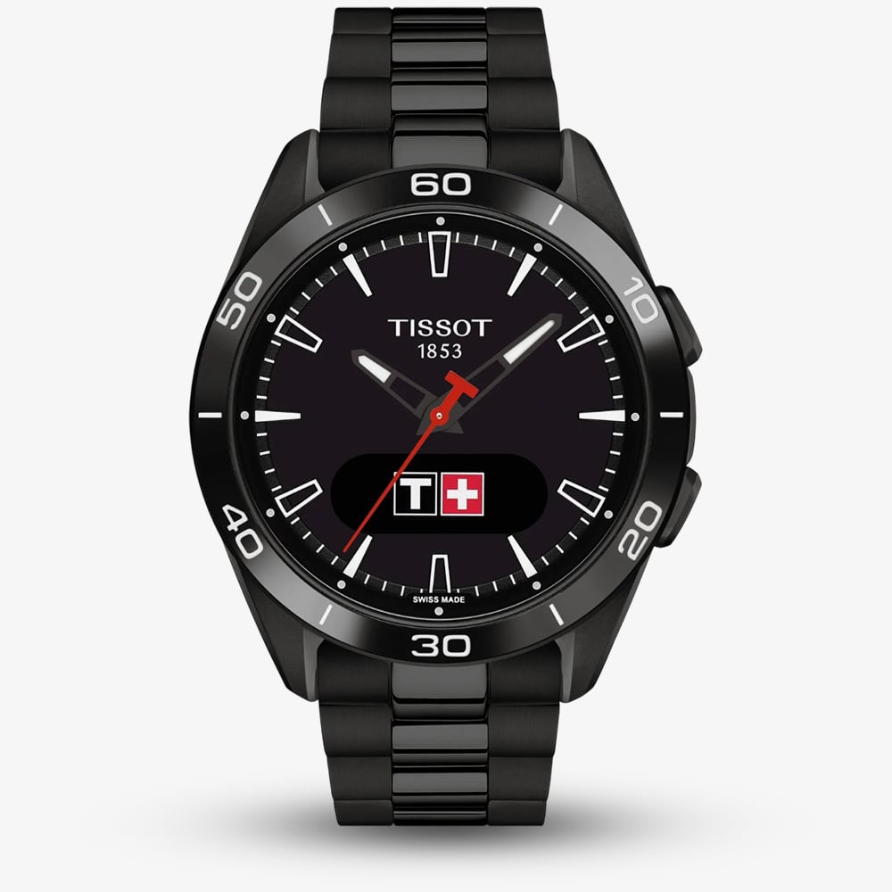 Tissot Mens T-Touch Connect Sport Black Titanium Watch T153.420.44.051.01