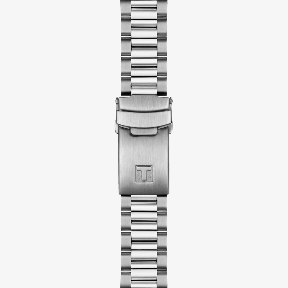 Tissot Mens PR516 40mm Chronograph White Bracelet Watch T149.417.11.011.00