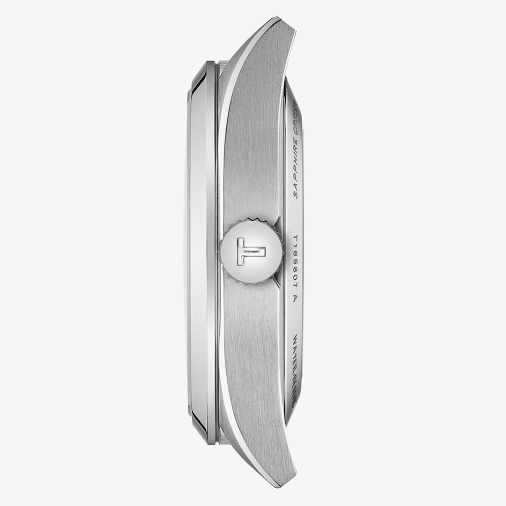 Tissot Mens Gentleman 38mm Powermatic 80 Silver Bracelet Watch T165.807.11.031.00