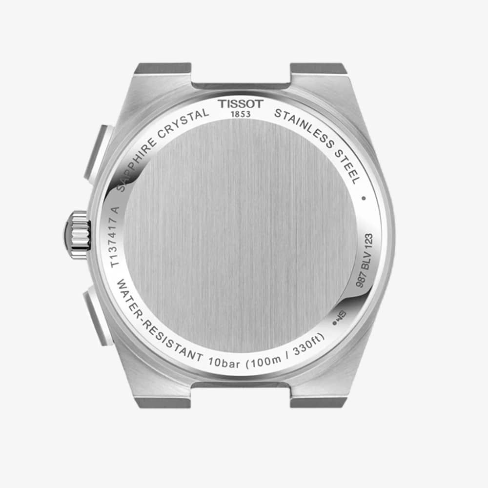 Tissot Mens PRX Silver Chronograph Dial Bracelet Watch T137.417.11.031.00