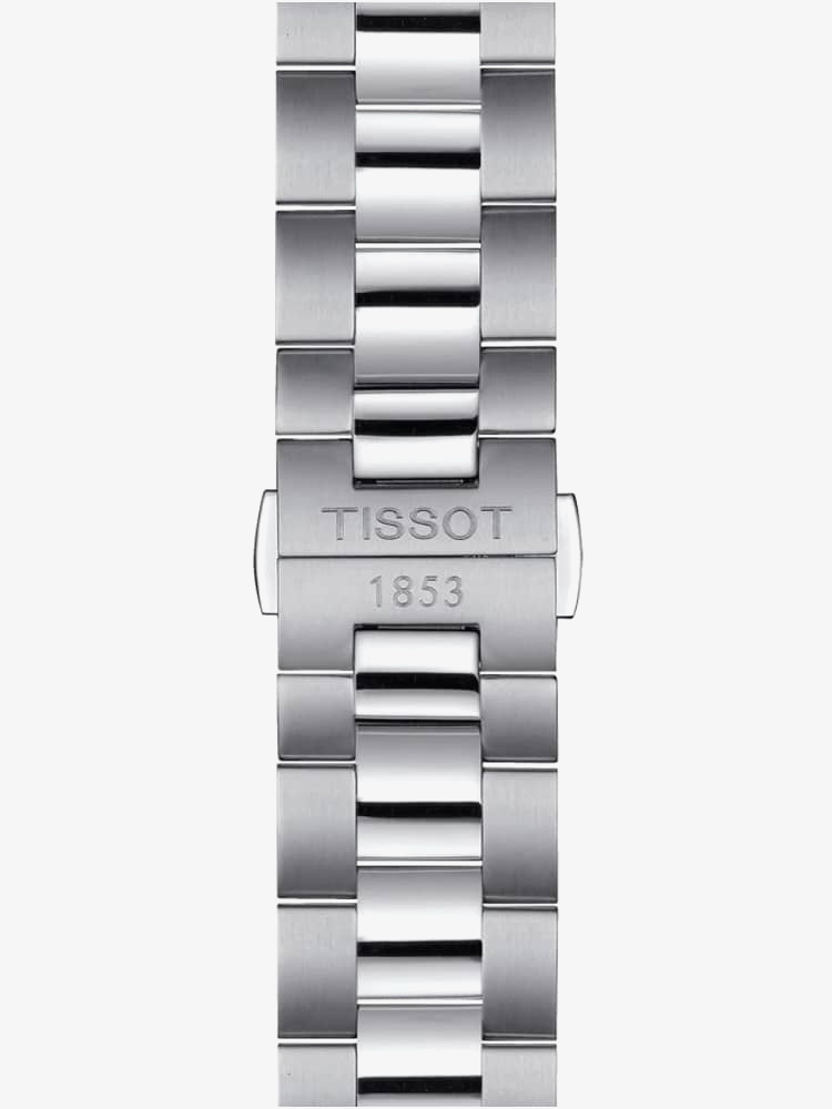 Tissot Mens Gentleman Black Dial Bracelet Watch T127.410.11.051.00