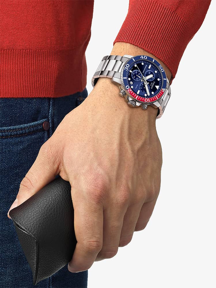 Tissot Mens Blue Seastar Watch T120.417.11.041.03