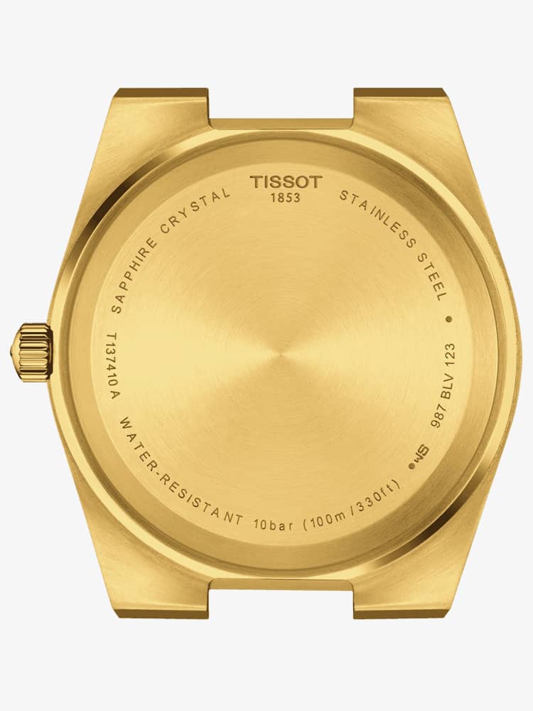 Tissot Mens PRX Gold Plated Watch T137.410.33.021.00
