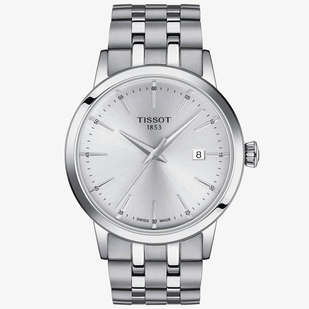 Tissot Classic Dream Silver Two Tone Watch T129.410.11.031.00