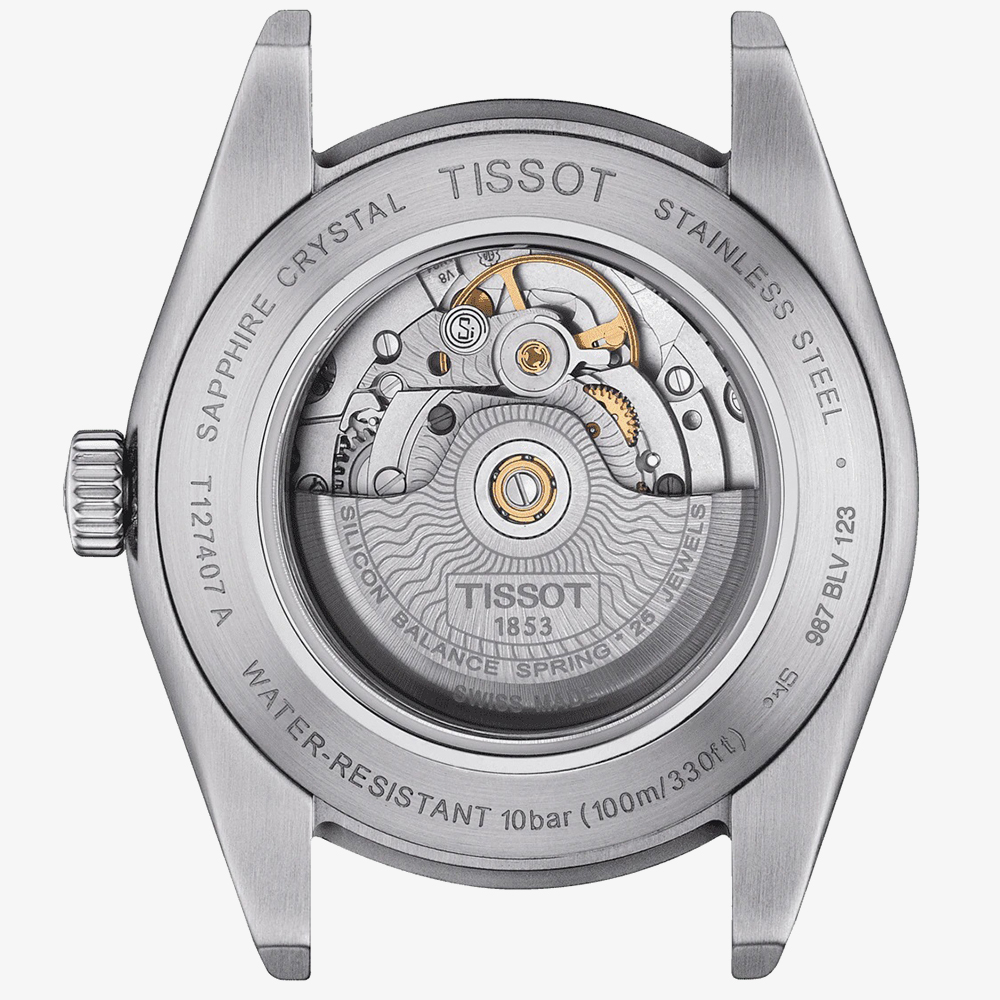 Tissot Gentlemens Powermatic 80 Silicium Watch T127.407.11.041.00