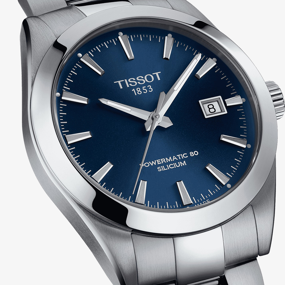 Tissot Gentlemens Powermatic 80 Silicium Watch T127.407.11.041.00