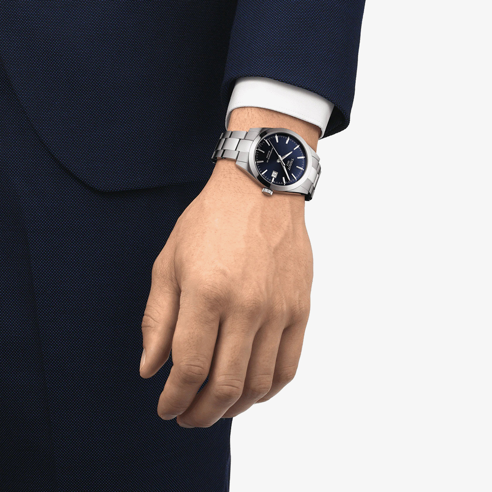 Tissot Gentlemens Powermatic 80 Silicium Watch T127.407.11.041.00