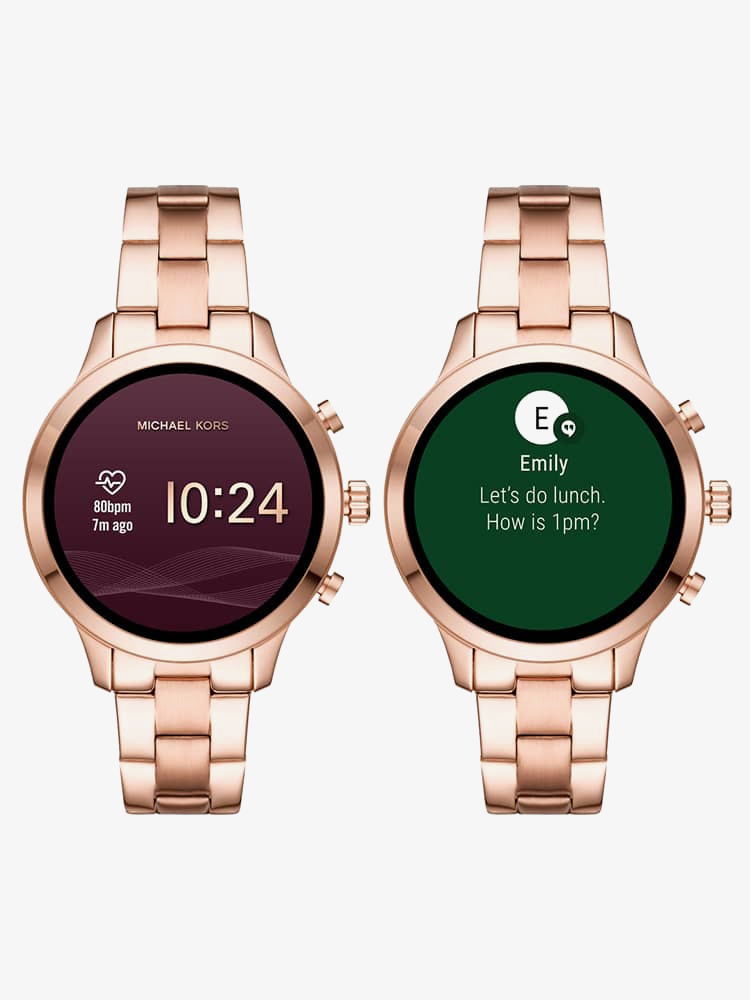 Michael Kors Access Runaway Rose Gold Plated Bracelet Smartwatch MKT5046