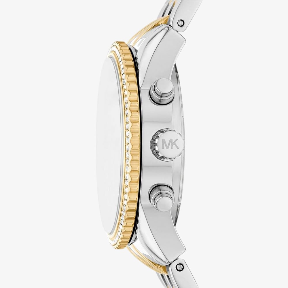 Michael Kors Ladies Mini Bryant Two-Tone Chronograph Watch MK7532