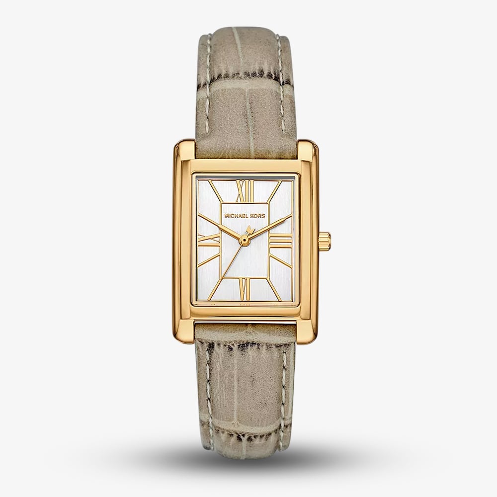 Michael Kors Ladies Essex Nude Leather Strap Watch MK4964